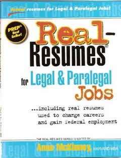 Real-Resumes for Legal & Paralegal Jobs