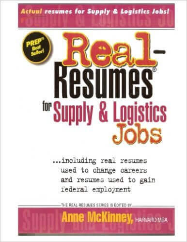 Real-Resumes for Supply & Logistics Jobs